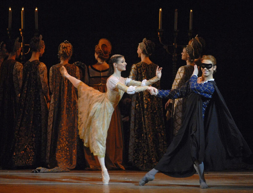 Romeo a Julie (Alina Cojocaru, Johan Kobborg). Zdroj: kobborg.uk.
